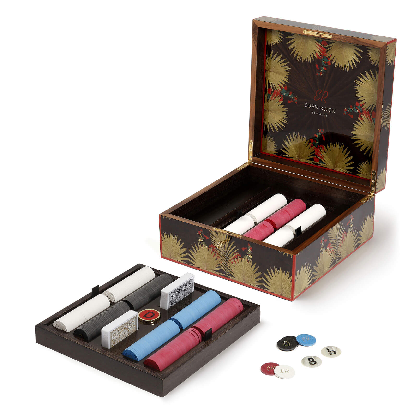Alexandra Llewellyn Corporate Commission Bespoke Poker Sets and Playing Cards