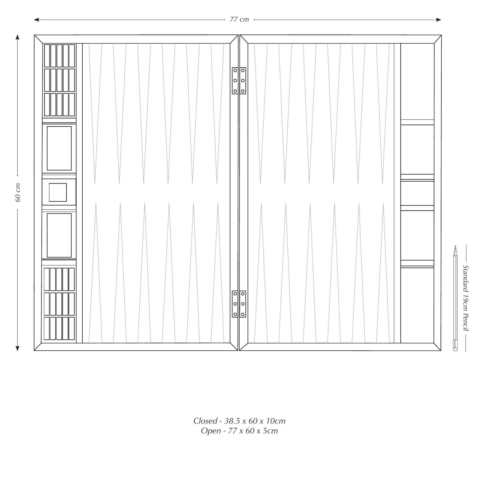 Dusk Backgammon Set | Alexandra Llewellyn