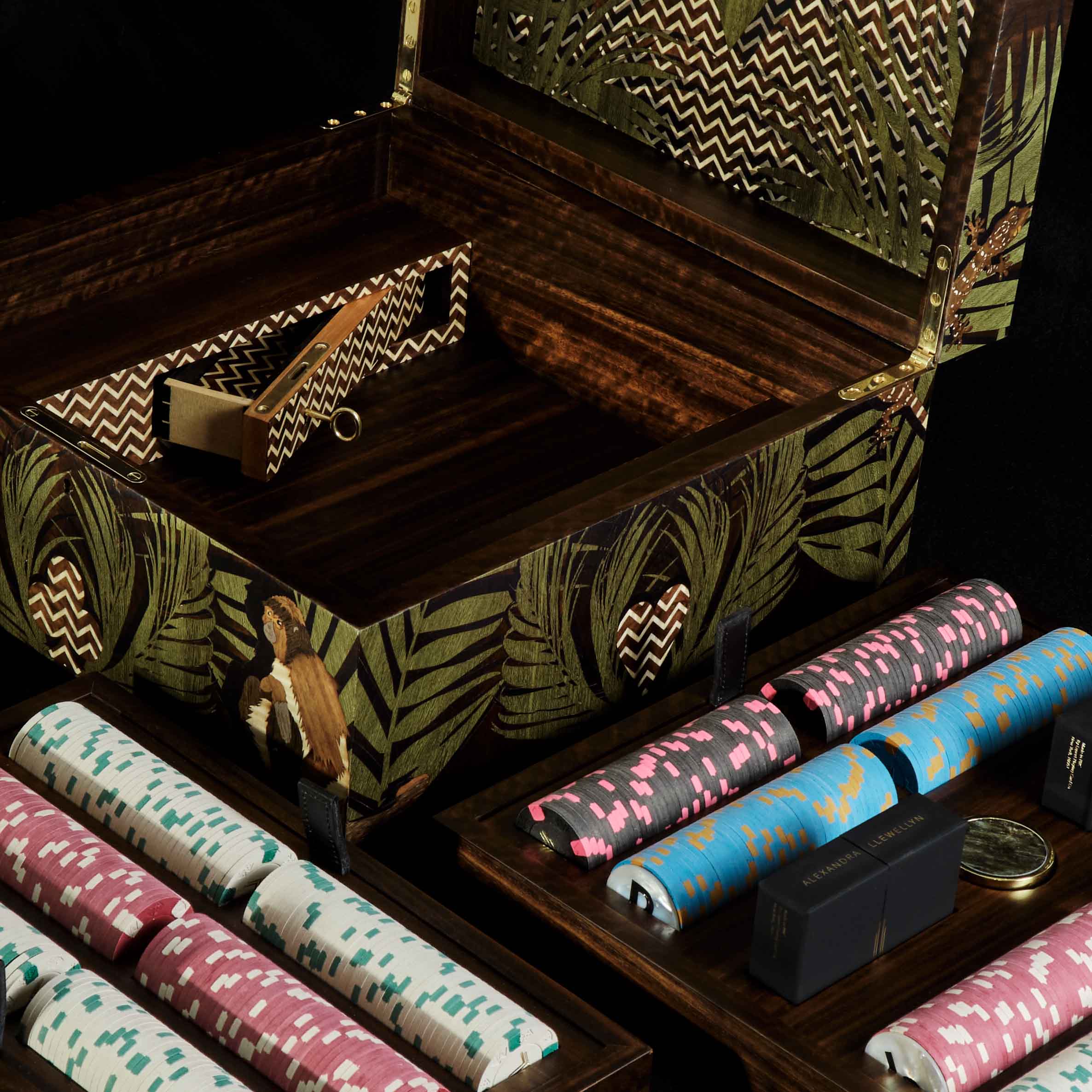 Alexandra Llewellyn Jungle Poker Box Detail 01
