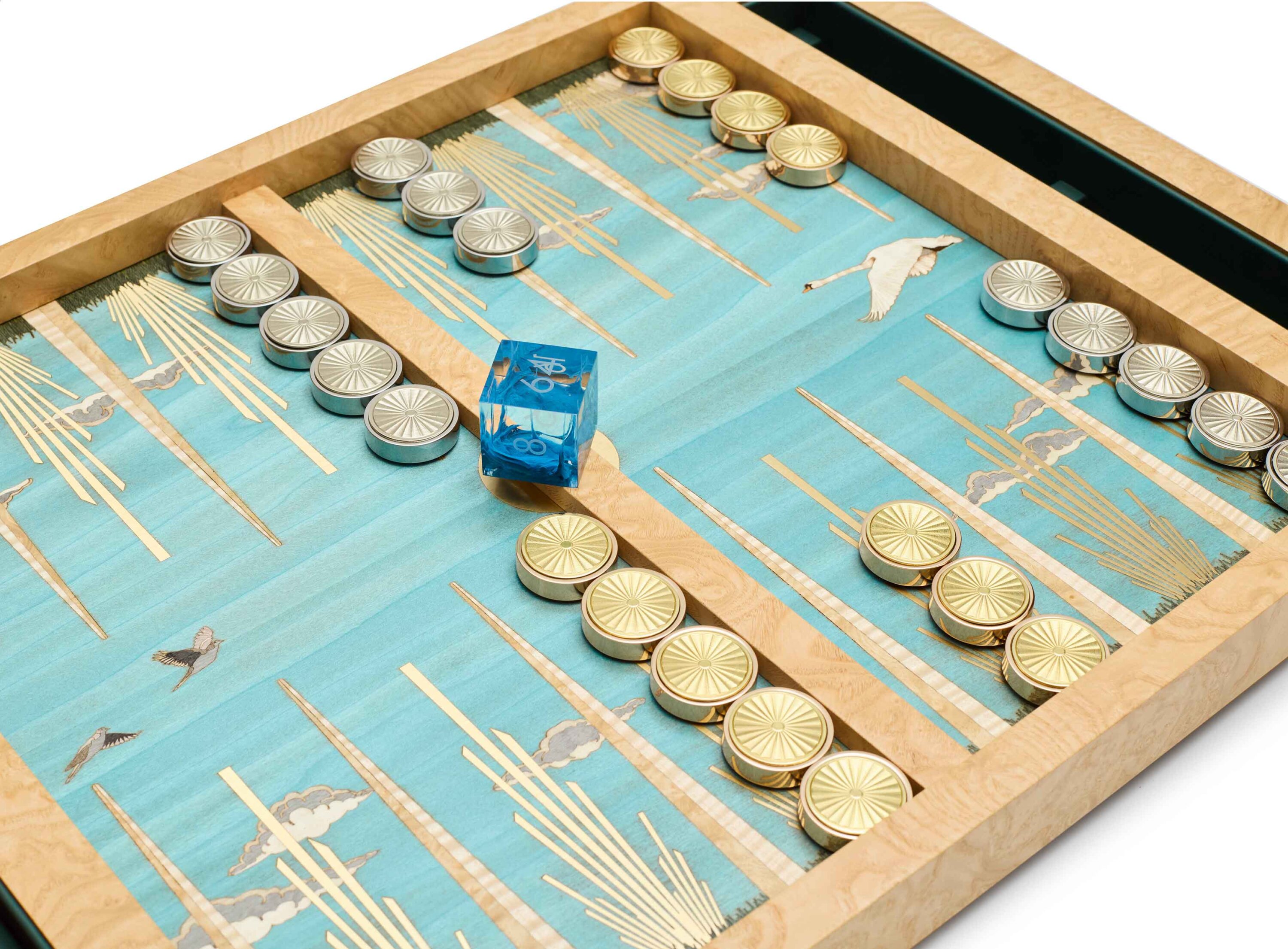 alexandra llewellyn backgammon bespoke board