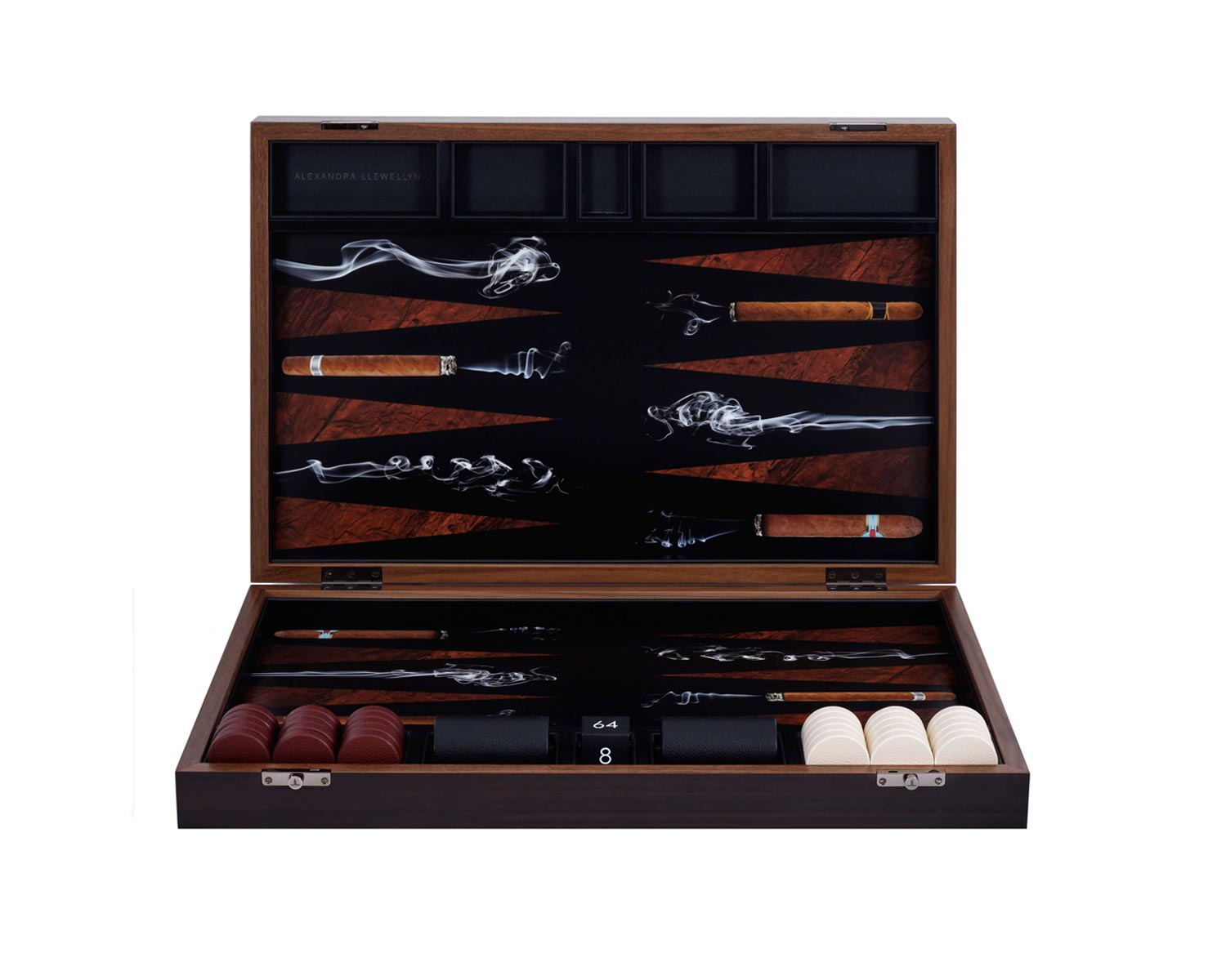 cigar backgammon by alexandra llewellyn